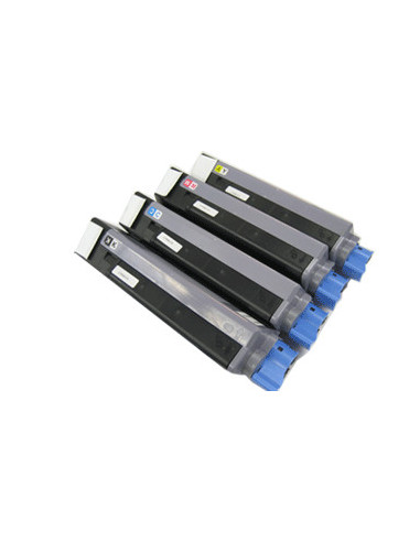 Schwarz Comatibile für OKI C5550 C5800 C5900 -6K 43324424
