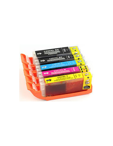 11ML Kompatibel für Canon Pixma IP7250,MG5450,MG6350 CLI-551XLY