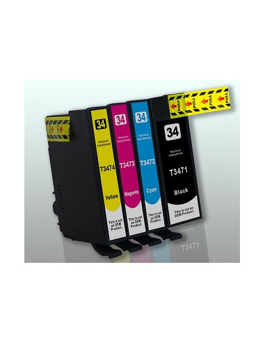 12Ml Cyan compa Workforce WF-3720DWF / WF-3725DWF-0.95K-34XL