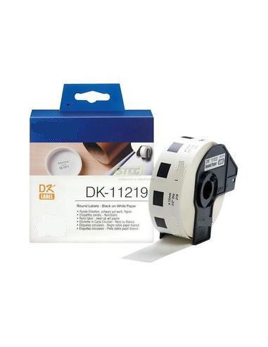 White 12mm 1200psc für Brother P-Touch QL1000 1050 1060