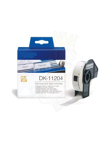 White 17mmX54mm 400psc für Brother P-Touch QL1000 1050 1060
