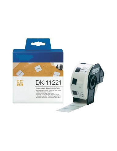 White 23mmX23mm 1000psc für Brother P-Touch QL1000 1050 1060