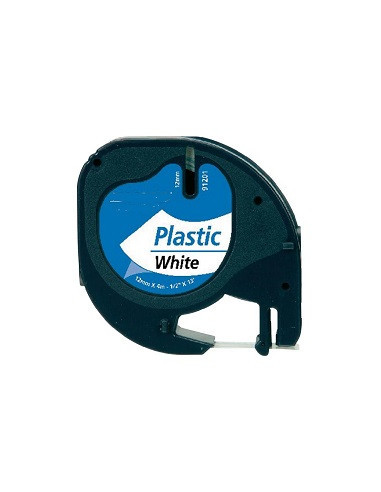 BK-White 12mmX4m Plastica für Dymo 2000,LT100H,QX50 S0721660