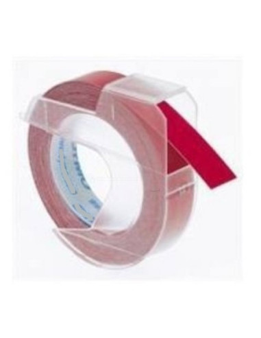 Rosso compa Dymo Junior/Omega Nastro a relievo 3D-9MMx3M