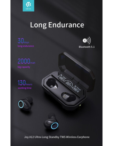Kintone Seires Joy A12 Ultra-Long TWS Wireless Earphone