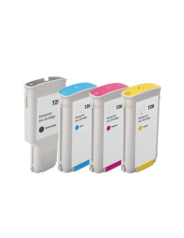 130ml Cyan compa Hp Designjet T730 ,T830 728C