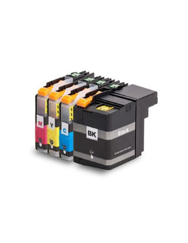 50ML Schwarz Compa Brother MFC-J985DW/DCP-J785DW-2.4K LC22UBK