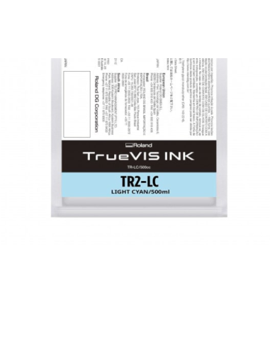 Cyan Light Eco-Solvent Ink Bag Roland TrueVIS SG2,VG2,VF2,SG3,VG3 500ML