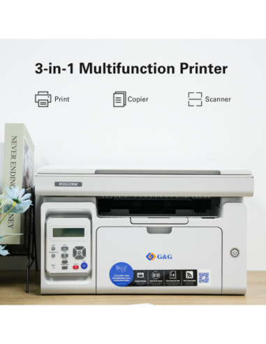 G&G M2022NW, Multifunzione A4, 22ppm , Wi-Fi, Flatbed