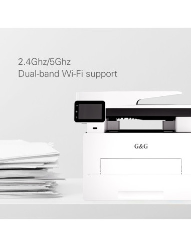 G&G GM3310DW Multifunzione A4, 33ppm ,Wi-Fi, Flatbed & DADF , touch screen