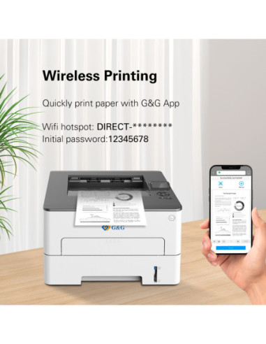 G&G P4100DW Single Funzione A4,33ppm ,Wi-Fi