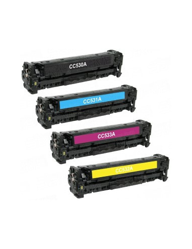 Gelb Toner universal HP CC532A/CE412A/CF382A-2.8K Canon 718